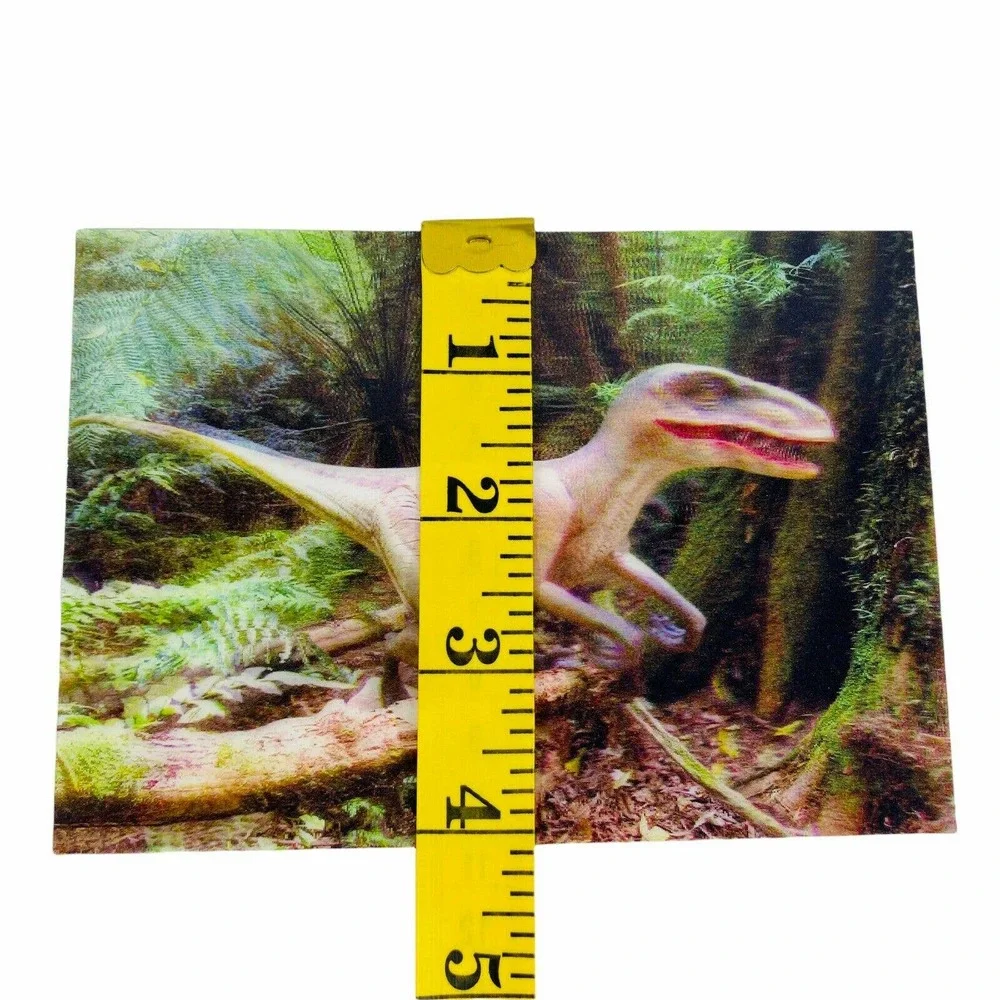 Velociraptor Raptor Dinosaur‎ Jurassic 3-D Postcard